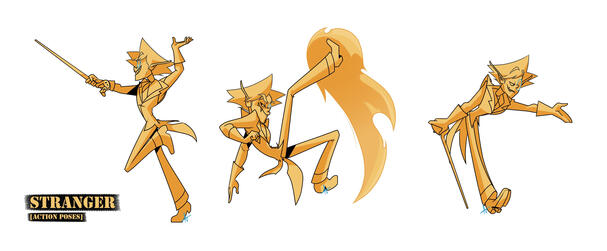 Stranger Action Poses