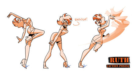 Ruth Action Poses