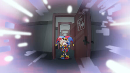 Work for Mina Rose's The Amazing Digital Circus fan song, "Exit Door."