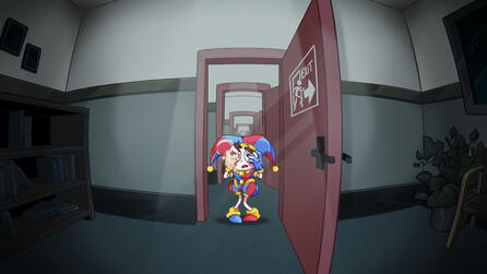 Work for Mina Rose's The Amazing Digital Circus fan song, "Exit Door."